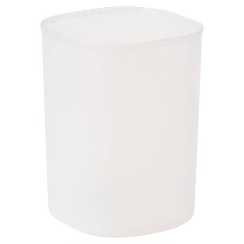 圆形磨砂笔筒简约风格桌面收纳筒大容量办公学生文具杂物收纳盒