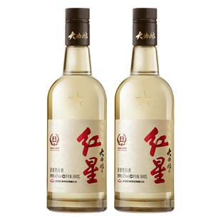大曲酿42度500ml*2瓶红星二锅头清香型高度白酒纯粮食酿造口粮酒