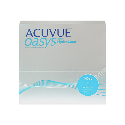 强生安视优欧舒适隐形眼镜日抛型近视ACUVUE OASYS硅水凝胶90片装