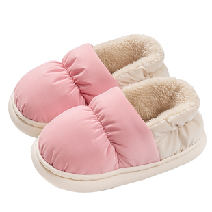 2025新款儿童棉拖鞋女童包跟保暖冬季室内防滑中大童带后跟棉鞋男