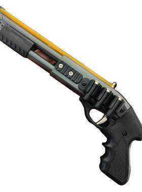 8连发玩具皮筋枪金属散弹枪模型