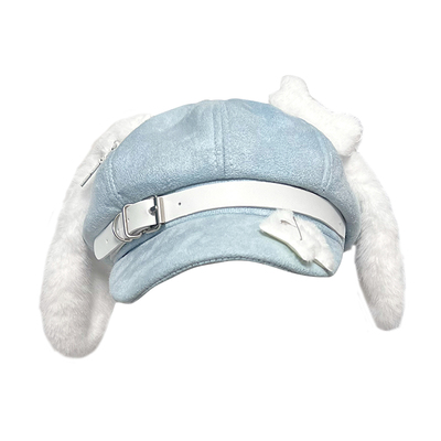 毛线帽出行可爱女亚文化贝雷帽