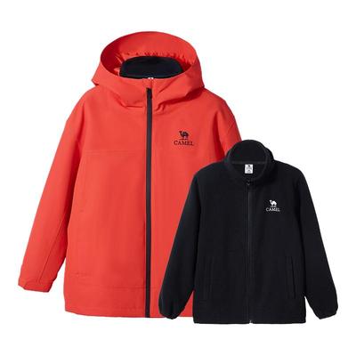 骆驼儿童冲锋衣户外防水登山服