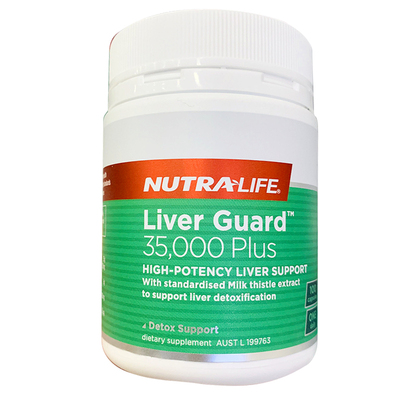 新西兰Nutralife纽乐肝胶囊奶蓟草高含量35000mg*100粒