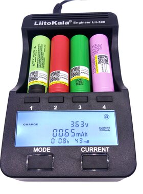 Iii-500锂电池测试仪 18650放电容量充电器 5号7号镍氢智能充4曹