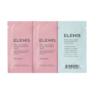 【明星养卸修护组合】ELEMIS艾丽美卸妆膏3g*2+玫瑰精修水1.5ml