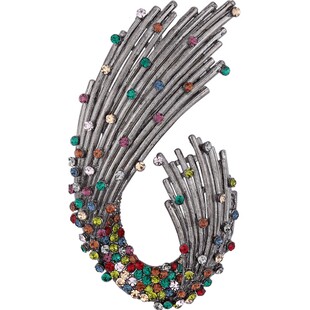 法国Eternelle巴洛克复古风尚胸花 欧版大衣配饰女胸针双用毛衣链