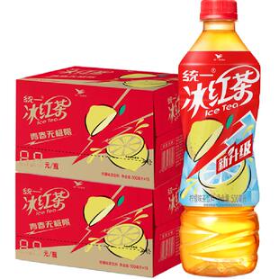 统一冰红茶茶饮料柠檬茶500ml*30瓶聚餐宅家囤货快乐水饮料整箱