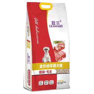 靓贝亮毛型狗粮10kg20斤亮丽毛发