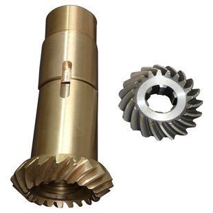 齐齐哈尔瓦房店C5116A/C5112立车配件铜螺旋伞齿轮刀架立刀丝杆