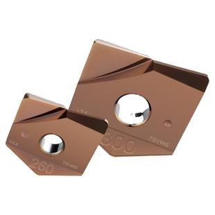 日立插铣刀片进口钨钢平底清角铣刀片平底铣刀ARPF球型刀杆硬料用