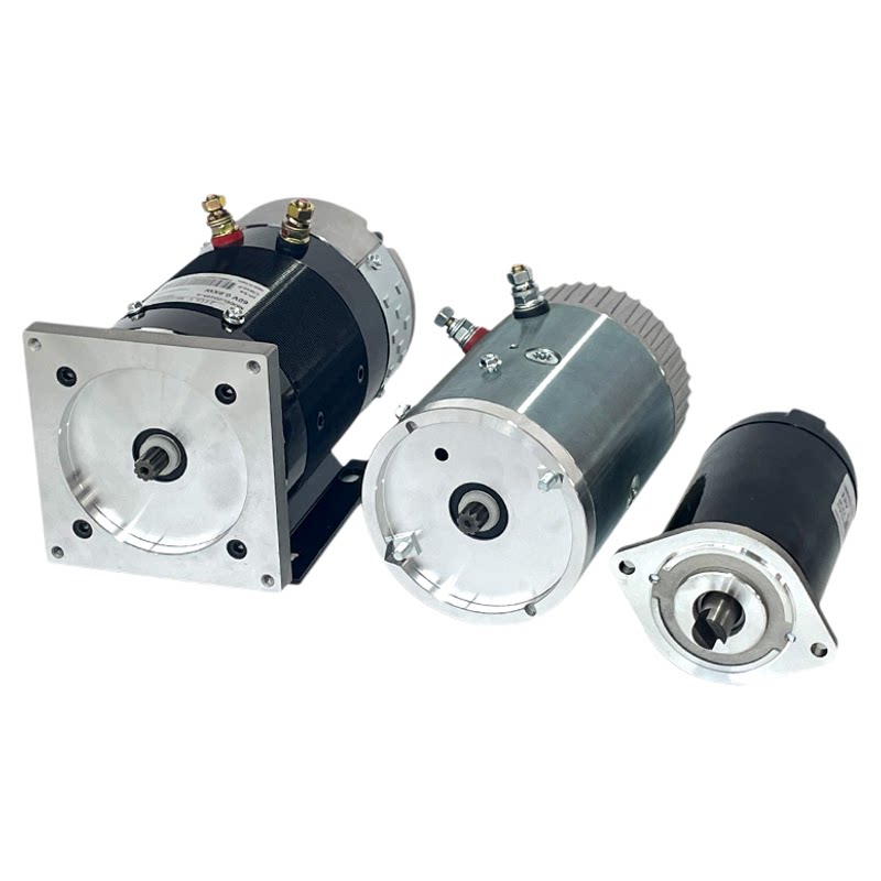 电动燃油三轮车液压油泵自卸动力单元电机12v24v48v叉车电机升降