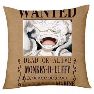 海贼王通缉令抱枕尼卡路飞索隆沙发靠垫罗香克斯艾斯靠枕动漫周边