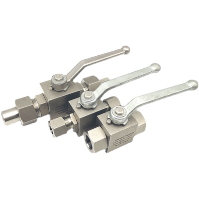 不锈钢卡套高压球阀YJZQ液压球阀卡套式直通球阀KHB BKH 高温高压