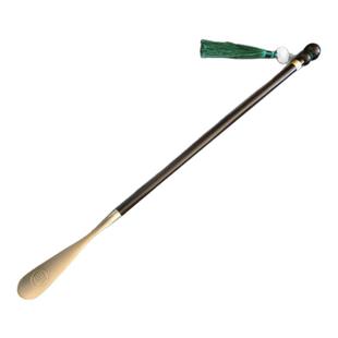 鞋拔子提鞋器紫檀红木铜拔子铜鞋抽实木长柄穿鞋神器不弯腰提鞋器