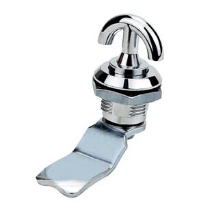 MS715-1圆柱锁防水盖电箱消防柜门无钥匙转舌锁锌合金旋钮把手锁