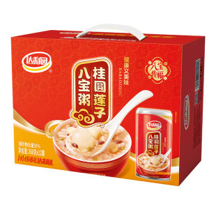 达利园早餐即食八宝粥360g桂圆银耳莲子速食粥整箱年货红豆绿豆