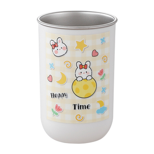 儿童卡通漱口杯一家三口刷牙杯防霉情侣牙刷杯牙具杯学生洗漱杯子