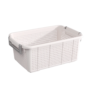 收纳筐超大衣柜衣服整理筐杂物家用塑料置物篮厨房窄长型收纳篮