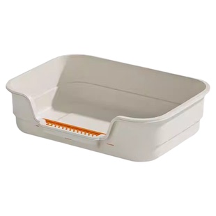 瓜洲牧猫砂盆超大号防外溅猫厕所开放式巨无霸猫屎盆子幼猫屎盆子