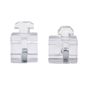 间隔固定块AMV61-308/408/4510/G306/G408型材封板透明胶粒连接件