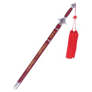 晨练太极剑武术表演剑花训练剑舞蹈软剑古装女式儿童半响剑未开刃