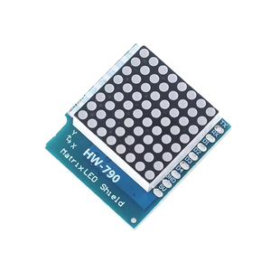 D1 mini 8x8矩阵LED点阵模块Matrix LED 屏蔽 V1.0.0 for WEMOS红