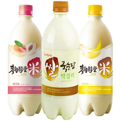 韩国麴醇堂桃子米酒750ml