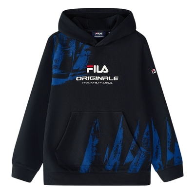 FILA斐乐童装儿童连帽卫衣2025年春季新款男童中大童休闲上衣潮