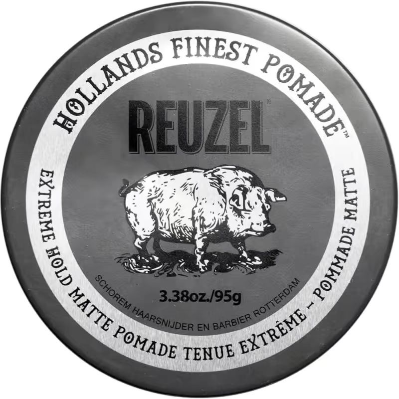 Reuzel 荷兰猪金罐发泥 蓬松水基猪佐蓝猪定型油头膏发蜡背头发油