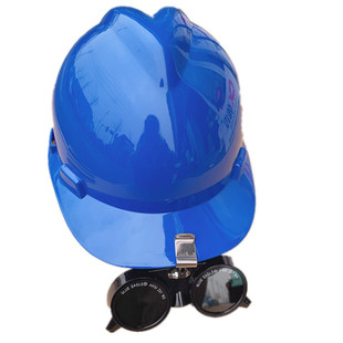 台湾蓝鹰NP248 观火镜 炉膛看火镜 夹安全帽焊接眼镜冶金观火CE证