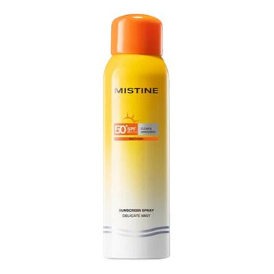 屈臣氏蜜丝婷水感轻透莹白防晒喷雾SPF50+PA++++120ml清爽轻盈