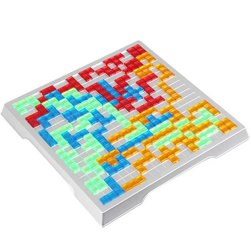 角斗士棋方格游戏俄罗斯方块拼图儿童益智玩具棋思维训练桌游抖音