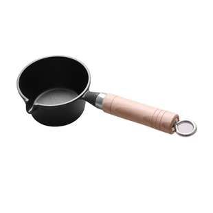 典匠热油小锅迷你泼油锅家用铸铁加深淋油锅煎蛋锅平底小油锅煎锅