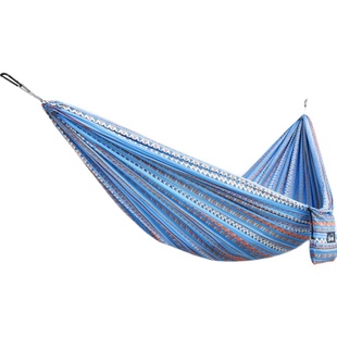 旅行家飞霞吊床户外双人条纹民族风超轻波西米亚室内外贸出口秋千