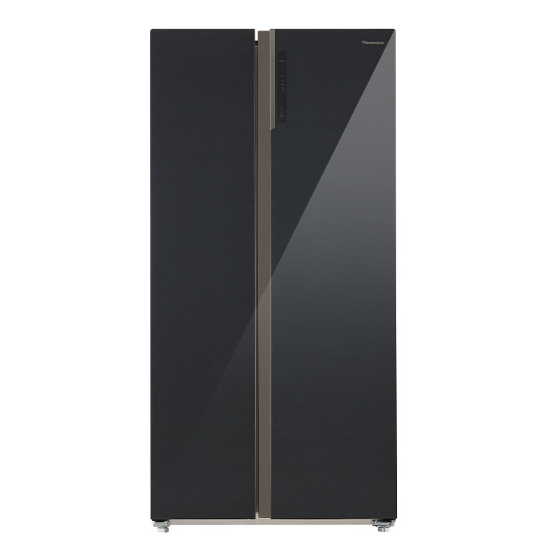 松下官方640L对开双门家用变频冰箱一级节能抗菌无霜大容量B651WG