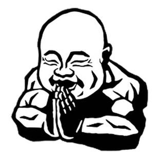 RETLPER反光贴纸 原创 略懂拳脚 肌肉健身 防水汽摩装饰贴纸