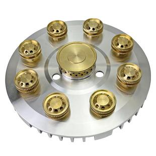 猛火灶天燃气液化气燃气灶具配件九腔炉头改装爆炒火盖分火器包邮