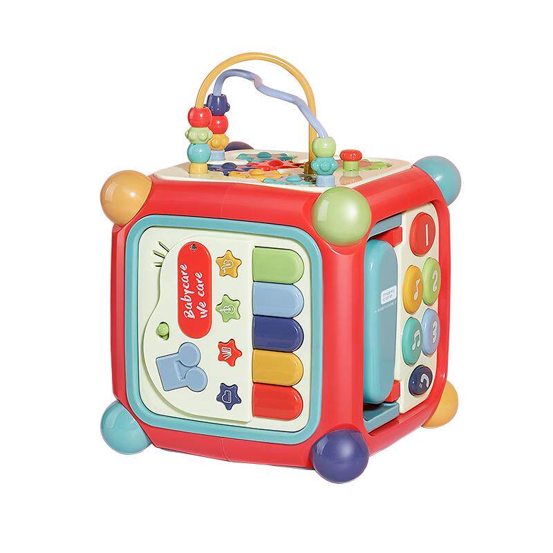 bcbabycare六面体盒旋转齿轮玩具