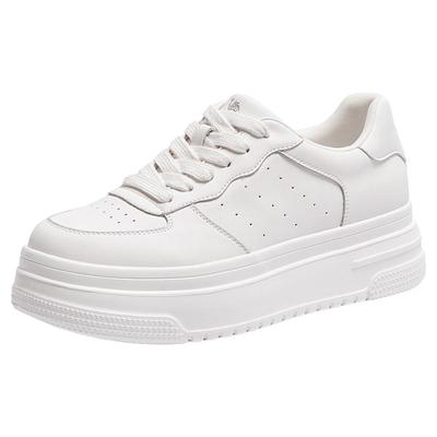 骆驼小白鞋女2025冬季新款厚底增高学生鞋百搭运动鞋休闲板鞋女鞋