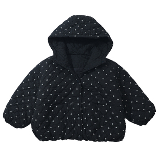 女童夹棉外套秋冬季加厚2025新款超好看儿童棉服女宝宝初冬装棉衣