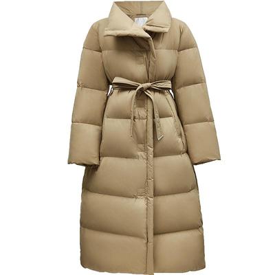 ONLY白鸭绒泡芙云朵感长款羽绒服