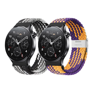 适用小米watch5手表带S5编织S4sport磁吸扣回环表带S3/2智能color2运动版s1 pro腕带华米男女 GTS/GTR4春夏