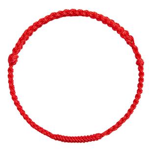 红绳手链女款2026马年本命年情侣手工编织红绳脚链转运红手绳男款