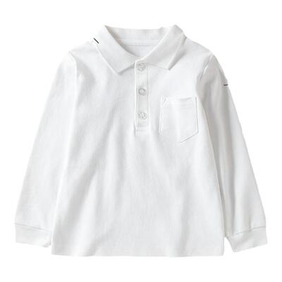 白色儿童打底衫百搭上衣