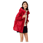 断码清仓乔妮塔女装2025冬新款连帽90白鸭绒中长款亮面羽绒服外套