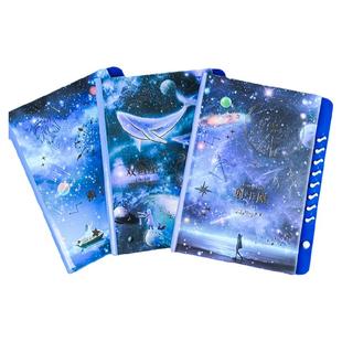十二星座密码本带锁星空笔记本送礼物日记本可爱少女心手帐本个性创意小学生加厚彩页儿童小学生公主记事本