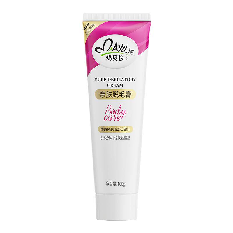 mayllie/玛贝拉亲肤脱毛膏100g女学生温和无痛脱腋下男腿毛比基尼