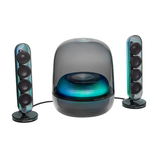 哈曼卡顿Sound Sticks 5水晶5代炫光版蓝牙音箱桌面电脑音响