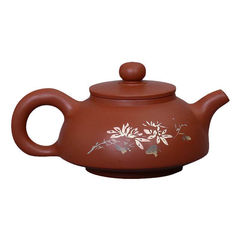 建水紫陶红泥二次复烧功夫茶壶